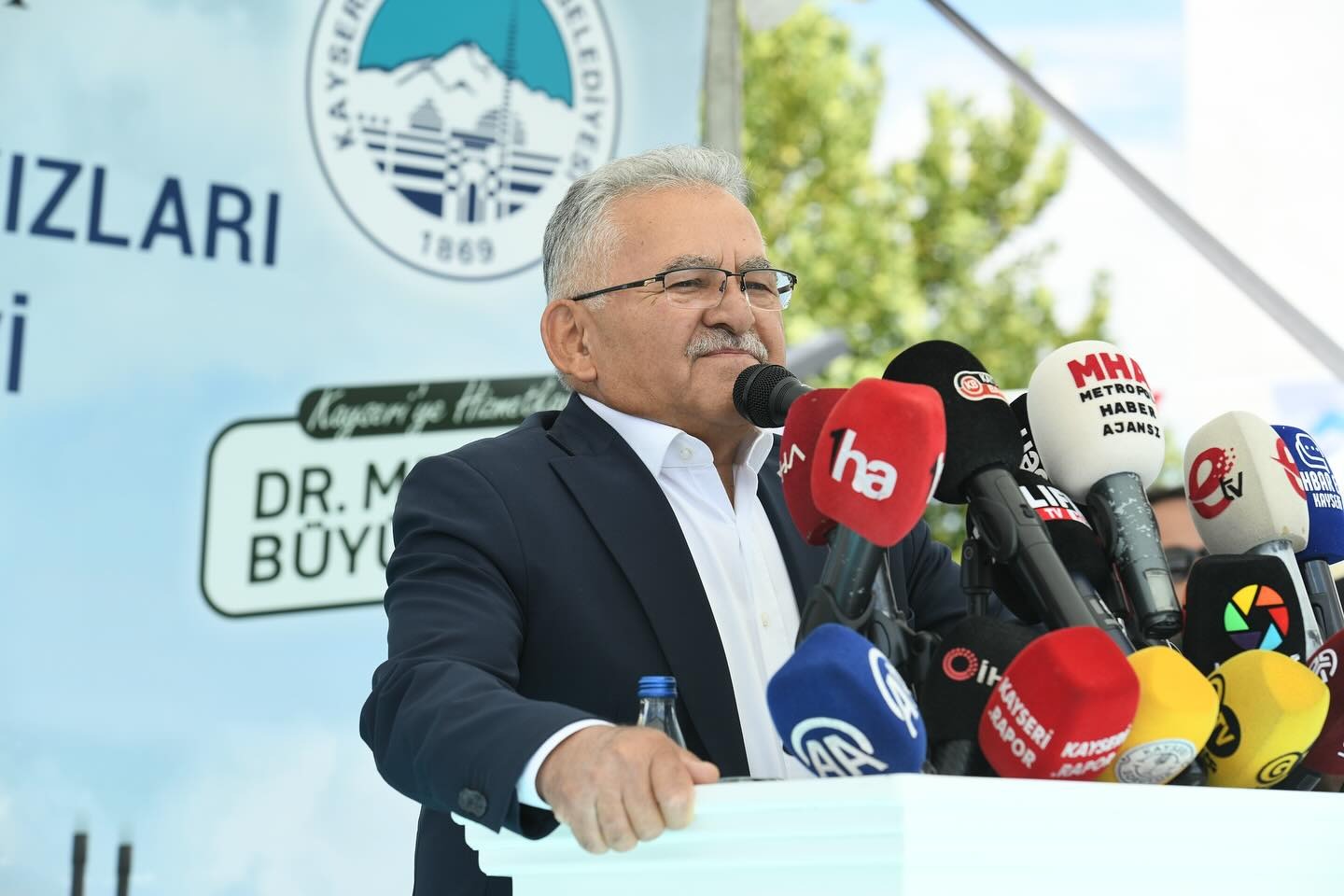 Başkan Büyükkılıç’ın duygusal anları